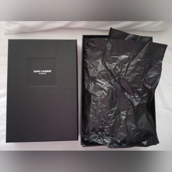 Saint Laurent 105mm Alice Bow Sandals Women's Size: E-35/US-5 - Picture 4 of 15